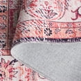 thumbnail image 5 of Safavieh Arizona Aria Distressed Machine Washable Area Rug, Red/Beige, 8' x 10', 5 of 9