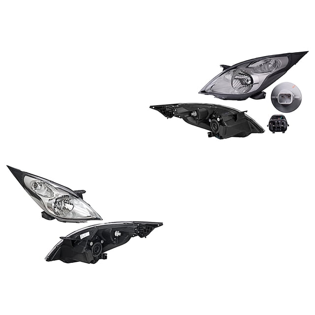 Par de Faros Spark 2013 A 2017 Chevrolet Manual P/Halog DEPO .