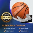 thumbnail image 4 of Hold My Ball Basketball Holders – White Large Hand Wall Mount Displays for Ball Storage & Memorabilia - Ball Storage rack for Basketball, Soccer or Volleyballs, 4 of 7