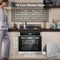 thumbnail image 7 of Sunmaki 24" Built-in Electric Single Wall Oven with 11 Functions and 8 Automatic Recipes, 7 of 7