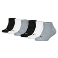 thumbnail image 1 of PUMA Lote de 6 calcetines para niños - Plain Sneaker ECOM 6P, logotipo, color liso Negro/Blanco/Gris 27-30, 1 of 5