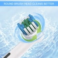 thumbnail image 4 of Glaciersei Electric Toothbrush Replacement Heads for Oral b: Soft Tooth Brush Heads Compatible with Pro 1000/3000/5000/7000/8000/9600. Pack of 8 Standard Clean, 4 of 5