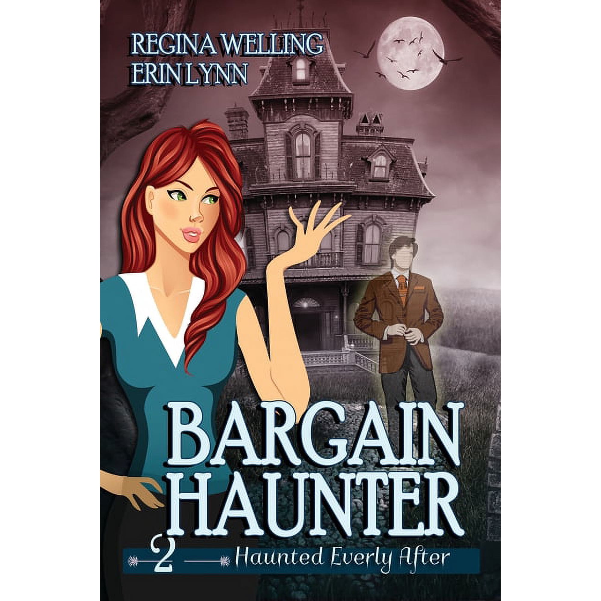 Haunted Everly After Bargain Haunter (Large Print): A Cozy Mystery with a Ghostly Twist Book 2 (Paperback)