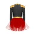 thumbnail image 4 of LiiYii Women's Shiny Sequin Lion Tamer Party Tutu Dress Leotard Tassels Dancewear Black 3XL, 4 of 7