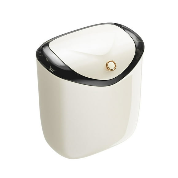 Naiovety Cesta de papel con tapa para bloquear olores y área limpia, contenedor de basura cubierto de gran capacidad Organizadores de utensilios de cocina gran tamaño