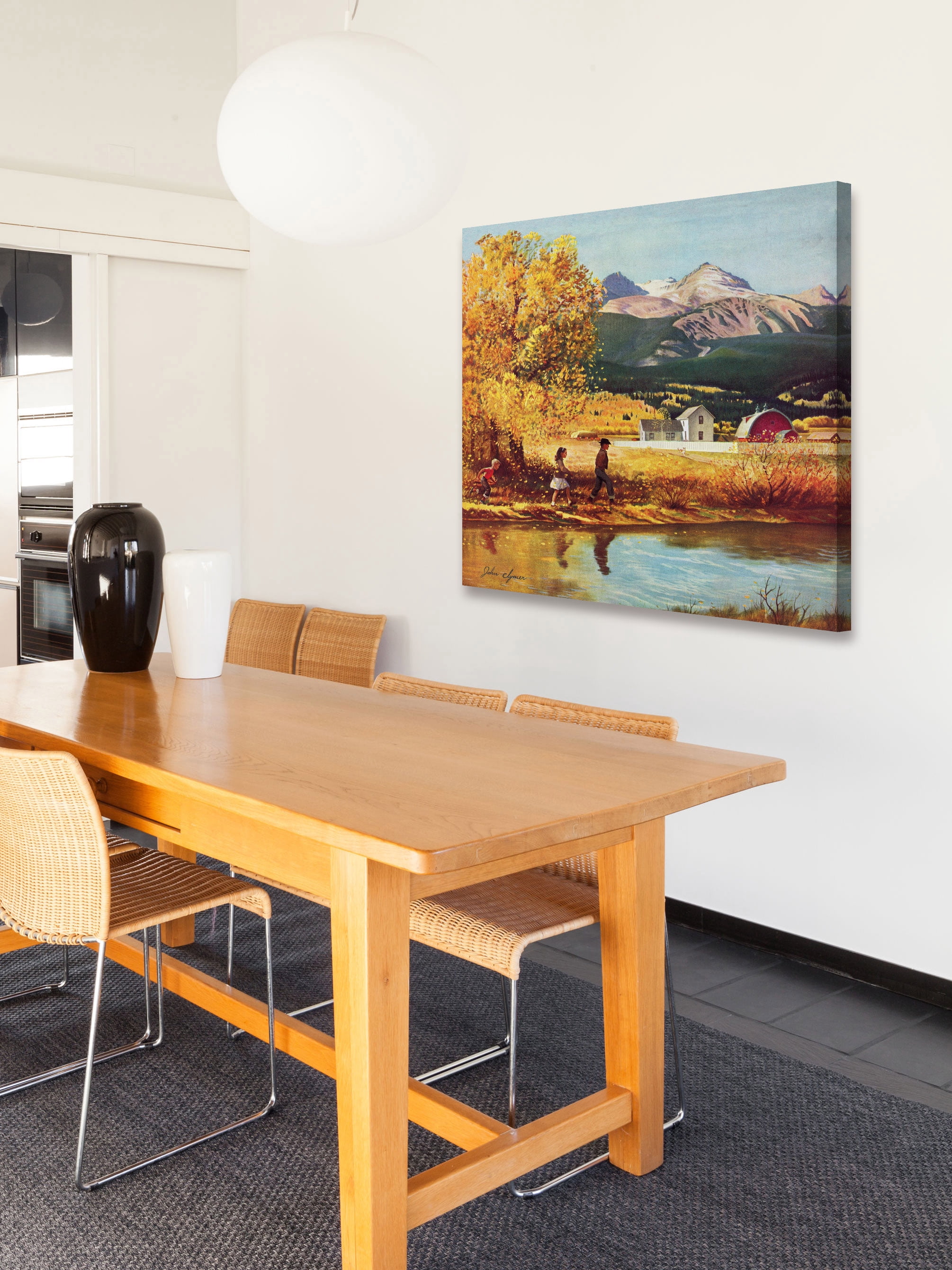 "Colorado Creek" Painting Print on Wrapped Canvas