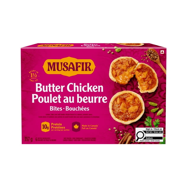Musafir Butter Chicken Bites, 357G