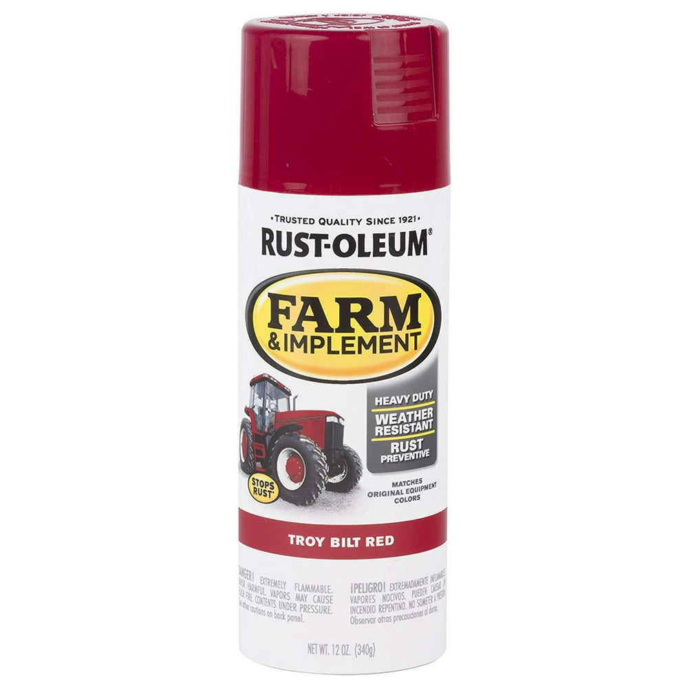 RustOleum RUSTOLEUM 303473 Troy Bilt Red 12 oz. Farm & Implement Spray