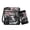 Black-American Flag Wolf, variant on Cat Daisy Leather Purses Set for Women Crossbody Satchel Purse with Wallet Set Multi Pocket Shoulder Handbag Sling Messenger Bag for Work Shopping Party, Pink