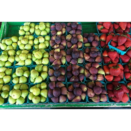 Canvas Print Fresh Supermarket Produce Organic Market Fruits Stretched Canvas 10 x (Best Organic Supermarket 2019)