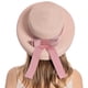 thumbnail image 4 of Sombrero de sol para mujer, sombrero de paja, protección UV para verano, sombrero de pescador plegable para viajes, sombrero de pesca de playa estilo cloche vintage, 4 of 6