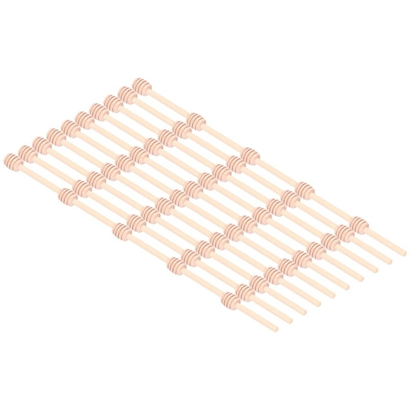Honey Spoon100Pcs Wood Honey Dipper Honey Stick Wood Honey Stick Future-Proof Design