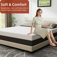 thumbnail image 2 of Full Mattress, Kviwasha 10 inch Gel Memory Foam Mattress in a Box, Cool Sleep & Pressure Relief & Motion Isolating, 2 of 6