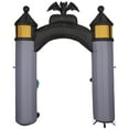 thumbnail image 4 of Gemmy Airblown Inflatable NBC Welcome to Halloween Town Archway Disney, 8.5 ft Tall, Grey, 4 of 4