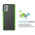 thumbnail image 2 of Galaxy A52 4G 5G Case, Phone Case for Galaxy A52 5G 6.5", Njjex Shock Absorbing Dual Layer Silicone & Plastic Bumper Rugged Grip Hard Protective Cases Cover for Samsung Galaxy A52 2021 -Green, 2 of 7