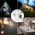 thumbnail image 4 of 2pcs Hanging Solar Light Round Ball with Colorful Butterfly with Weaving String Special Gift for Garden Patio Gazebo Decor Camping, 4 of 8