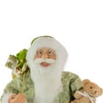 thumbnail image 4 of Northlight 24" Santa Claus with Teddy Bear and Gift Bag Christmas Figure, 4 of 5