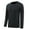 Black, variant on Mens Compression Shirts Base Layer Slim Long Sleeve Breathable Workout Shirt for Training Summer Athletic Workout T Shirt Undershirt