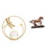 thumbnail image 1 of Estatua de bola de cristal,Estatuas de bolas de cristal para decoración del hogar,escritorio interior,Figura de caballo,Escultura de figura de caballo en miniatura coleccionable,Estatua de, 1 of 8
