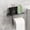 Black, variant on HOARBOEG 2Pcs Toilet Paper Holder Wall Mount, Adhesive Bathroom Tissue Holder - No Drill Space Saving Toilet Roll Dispenser, Plastic Non-Perforated for Bathroom/RV