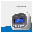 thumbnail image 4 of Punch Machine Attendance Machine Microcomputer Paper Card Clock Work Paper Card Check-in ,Easy to Use, 4 of 4