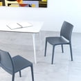 thumbnail image 3 of Compamia Maya Patio Dining Chair in Dark Gray, 3 of 10