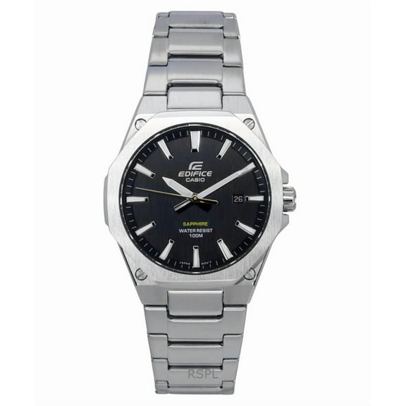 Casio Edifice Slim Line Black Dial Quartz EFR-S108D-1A 100M Men's Watch