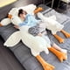 thumbnail image 2 of 190cm Giant Long Plush White Goose Toy Stuffed Lifelike Big Wings Duck Hug Massage Throw Pillow Boyfriend Cushion For Girl, 2 of 5
