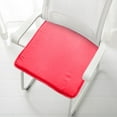 thumbnail image 5 of Outdoor Square Reversible Seat Cushion with Ties Seat Cushion Chair Cushions for Office Square Strap Garden Chair Pads Seat Cushion for Outdoor Bistros Stool Patio 15.75x15.75 Inch, Red, 5 of 5