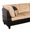 thumbnail image 4 of Star Home Living Corp Chris Microfiber Fabric Right Facing Sectional in Beige, 4 of 5