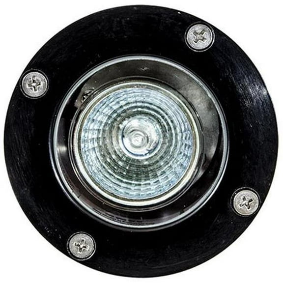Dabmar Lighting FG318-L5-65K-B 12V 2-Pin LED 5W 65K Fiberglass In-Ground Well Light, Black