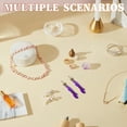 thumbnail image 5 of DESIGNICE 2Pcs Boho Earrings,Fishhook Earrings Earrings for Women Trendy,Feather Tassels Beads Chain Ear Ringswomen,Style5, 5 of 7