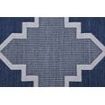 thumbnail image 5 of Trellis Diamond Rug - 7 ft. 10 in. x 10 ft., Navy, Indoor/Outdoor Contemporary Rug, Fade Resistant, Water Proof Rug | Accent Area Decor Rugs, 5 of 8
