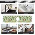 thumbnail image 6 of Coolnut 2 Pack Faucet Mat Splash Guard for Kitchen Sink,Summer Butterflyes Bees 30x5 Inch Super Absorbent Microfiber Sink Protector Mat, Kitchen Sink Mat Machine Washable Kitchen Sink Accessories, 6 of 7