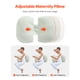 thumbnail image 2 of VEVOR Almohada de cuña para embarazo en forma de W, almohada de maternidad para embarazadas, suave y transpirable, 2 of 9