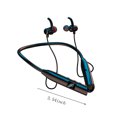 thumbnail image 3 of Bluetooth 5.2 Auricular Remoto Foto Linterna Enchufe Auricular Bluetooth Alta calidad Tipo de cuello Deportes Modo de espera ultralargo-Negro, 3 of 9