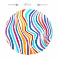 thumbnail image 4 of Elastic Edged Waterproof Backed Fitted Table Cover Tableclothes Style table cover Elastic tablecothes round Tablecloth A 1.5m, 4 of 9