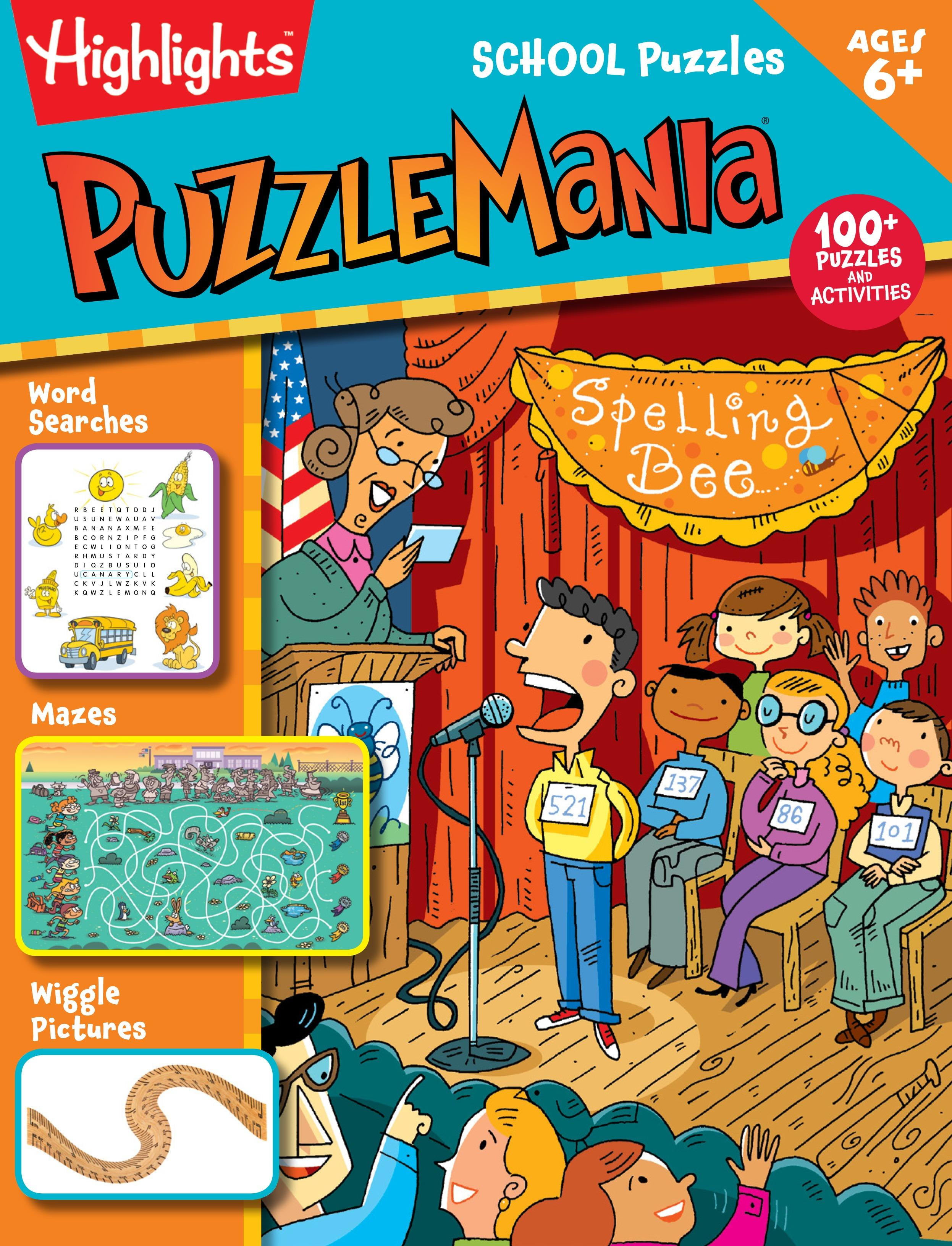 Highlights(tm) Puzzlemania(r) Activity Books: School Puzzles (Paperback ...