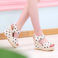 thumbnail image 5 of Samickarr Summer Sandals For Women Indoor And Outdoor Wide Women's Fashion Platform Wedges Heel Sandals Shoes Thick Bottom Casual Sandals, 5 of 5
