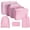 Pink, variant on Scootworks Packing Cubes for Travel 7 Pcs Foldable Travel Cubes Set Lightweight Luggage Organizers, Blue