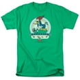 thumbnail image 1 of Woody Woodpecker Classic Golf S/S Adult 18/1 T-Shirt Kelly Green, 1 of 1