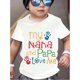 thumbnail image 1 of MY NANA AND PAPA LOVE ME Letter Print Boys Creative T-shirt, Casual Lightweight Comfy Short Sleeve Tee Tops, Kids Clothes For Summer, 1 of 6