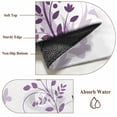 thumbnail image 5 of Purple Wildflowers Area Rugs 3x5 ft Watercolor Spring Country Purple Floral Plant Butterfly Washable Rug Non Slip Indoor Carpet Absorbent Floor Mat for Living Room Bedroom Dining Room, 5 of 9