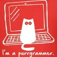 thumbnail image 3 of CafePress - I'm A Purrgrammer T Shirt - Dark T-Shirt Kids XS-XL, 3 of 4