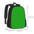 thumbnail image 3 of Daiia Green Backpack for Men and Women -Durable Backpack Large Capacity, Water-Resistant Bag with Adjustable Straps and Laptop Compartment, 3 of 9