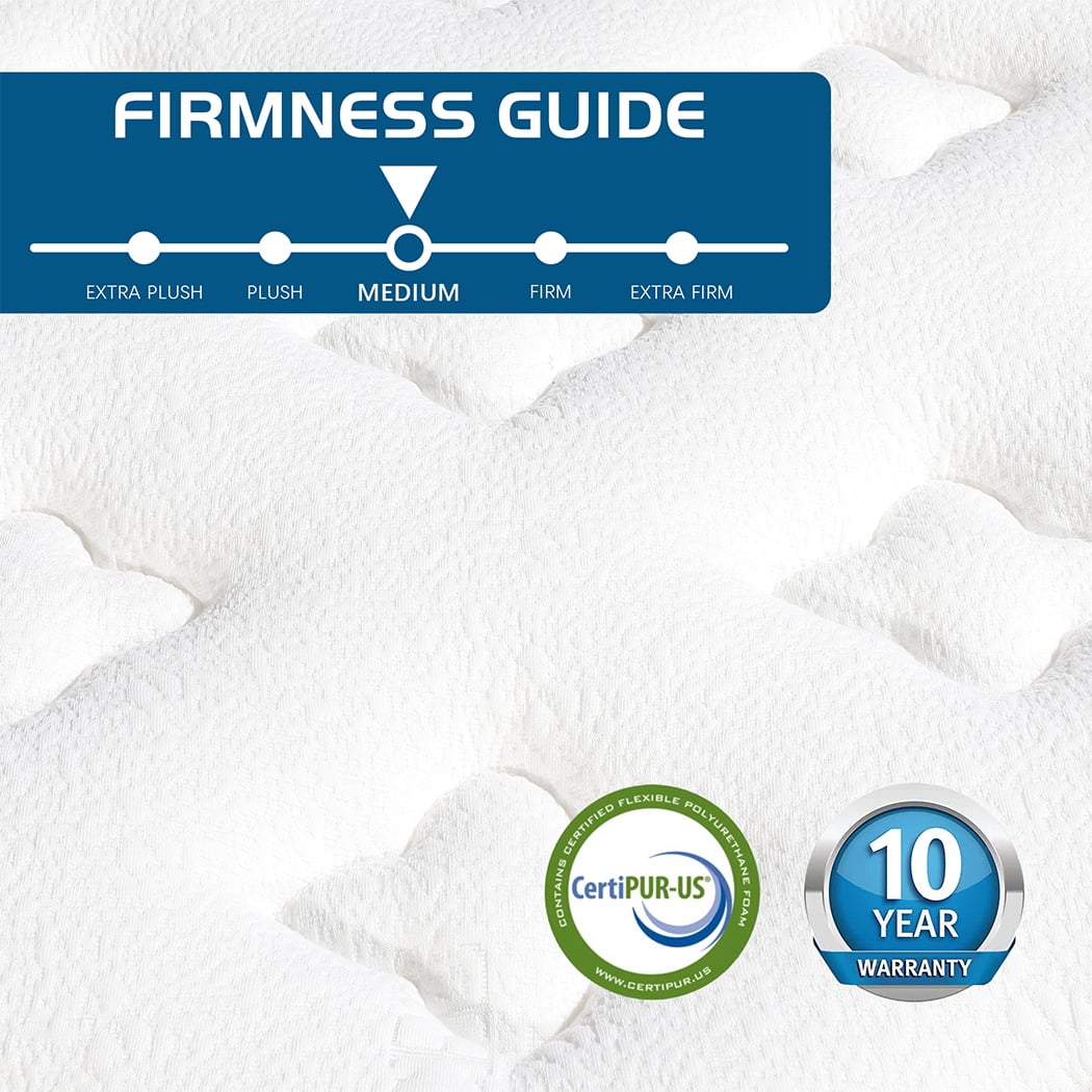 lemontalking Twin Mattress,12 inch Pocket Springs with Gel Memory Foam, Hybrid Mattresses in a Box