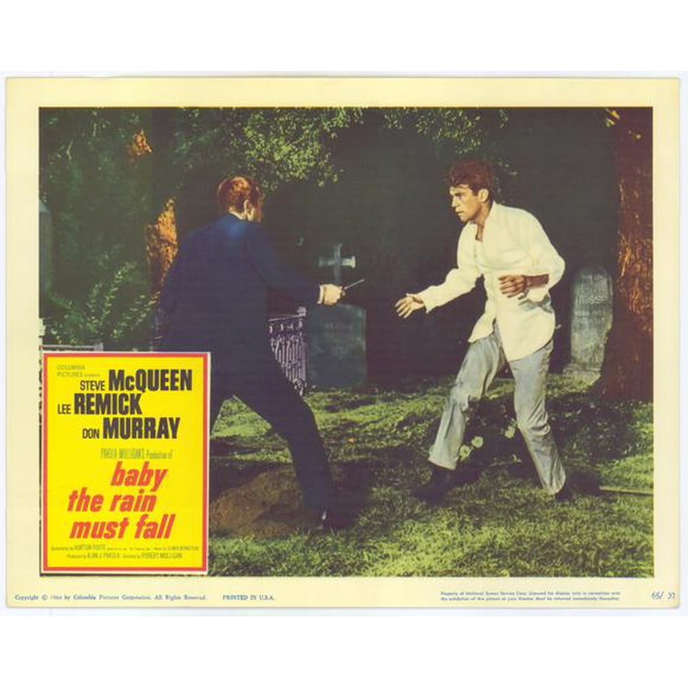Baby the Rain Must Fall movie POSTER (Style G) (11" x 14") (1965