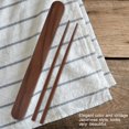 thumbnail image 4 of Fdit Chopsticks Storage Box,Portable Eco-friendly Wooden Reusable Chopsticks Storage Case Box , Wooden Chopsticks Storage Case, 4 of 11