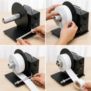 Automatic Label Rewinder, Adjustable Speed Barcode Tag Rewinding Machine