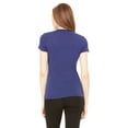 thumbnail image 3 of Women's Triblend Short-Sleeve Deep V-Neck T-Shirt, 3 of 3